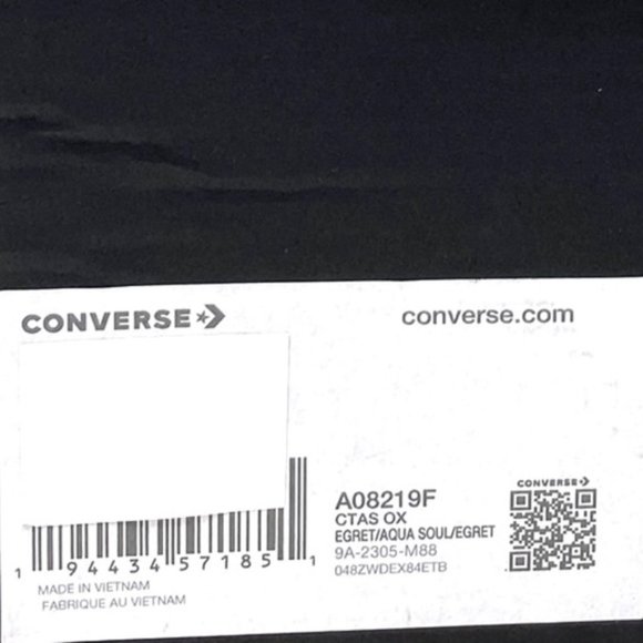 Converse Chuck Taylor OX Egret Shoe Casual Women's Size Low Top Sneakers A08219F - Picture 2 of 11